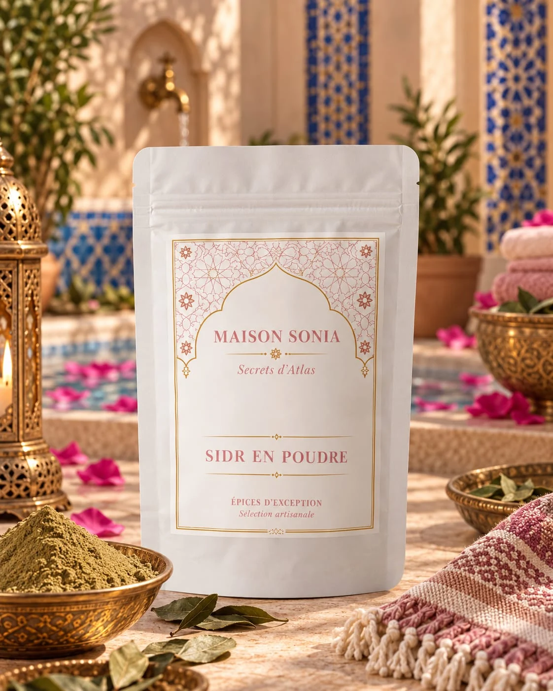 Sidr en poudre Maison Sonia, 250 g, origine maroc